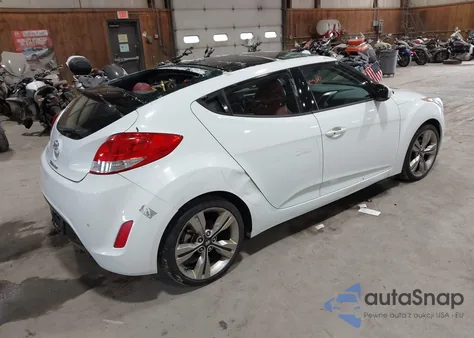 2012 Hyundai Veloster Base W/Red/Black from USA, damaged, VIN KMHTC6AD3CU080878